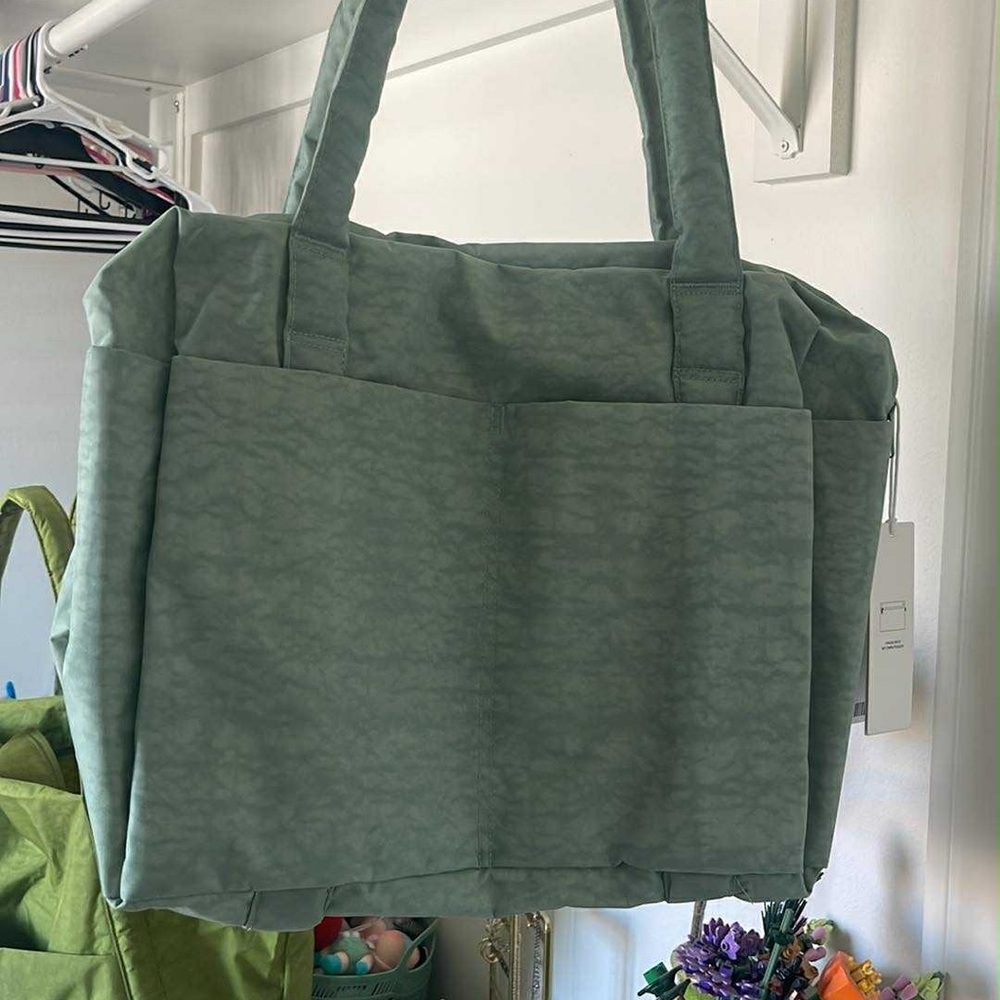 BAGGU Small Cloud Carry On Seafoam